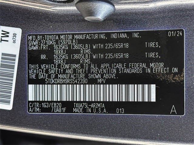 2024 Toyota Highlander XLE