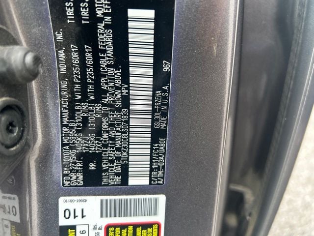 2020 Toyota Sienna LE 8 Passenger