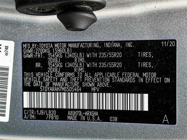 2021 Toyota Highlander Hybrid Limited