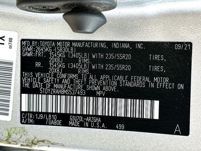 2021 Toyota Highlander Limited