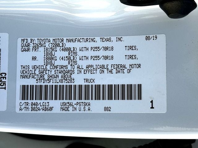 2020 Toyota Tundra SR5