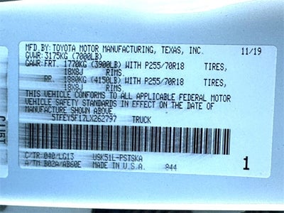 2020 Toyota Tundra SR5