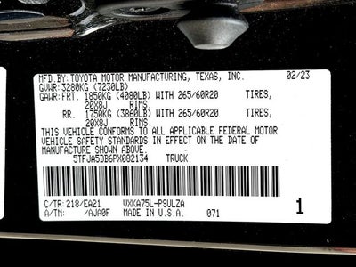 2023 Toyota Tundra Limited