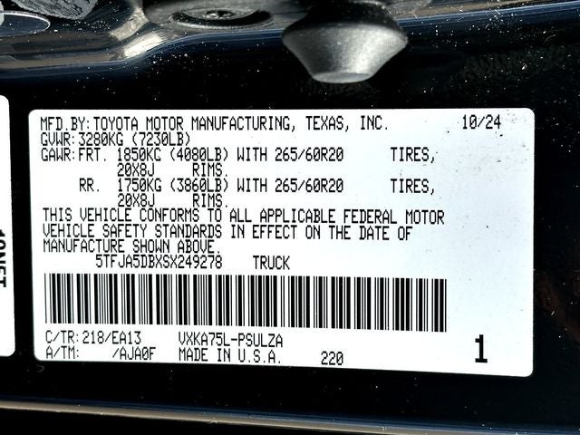 2025 Toyota Tundra Limited