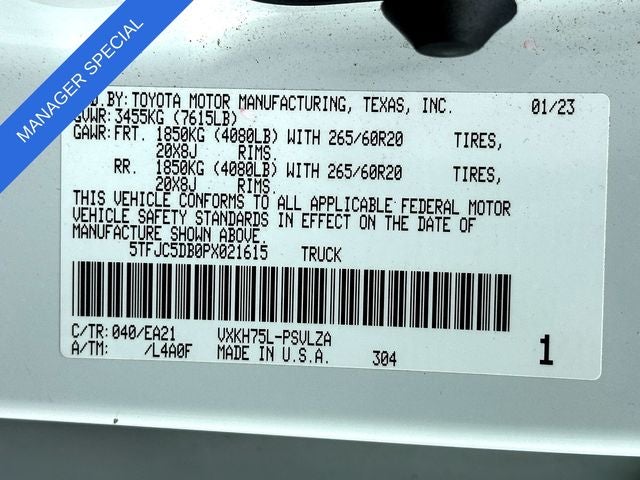 2023 Toyota Tundra Hybrid Limited