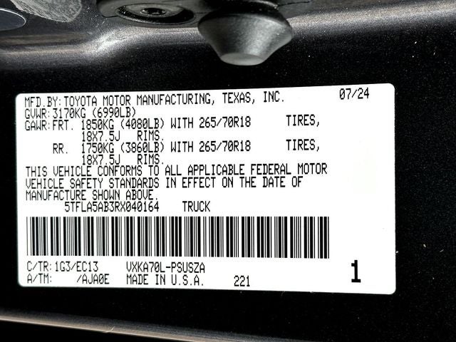 2024 Toyota Tundra SR5