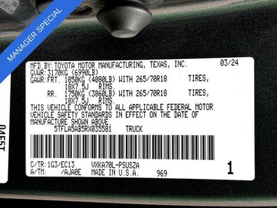2024 Toyota Tundra SR5