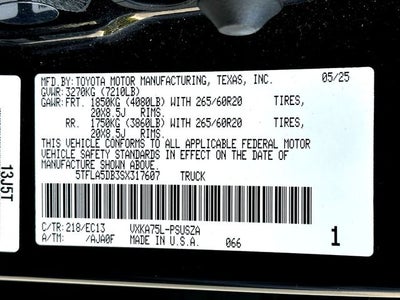 2025 Toyota Tundra SR5