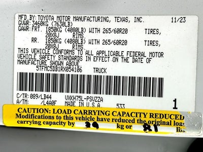 2024 Toyota Tundra Hybrid 1794 Edition