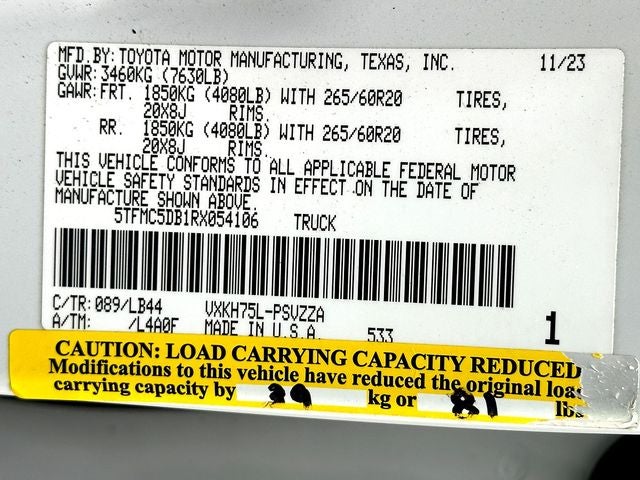 2024 Toyota Tundra Hybrid 1794 Edition