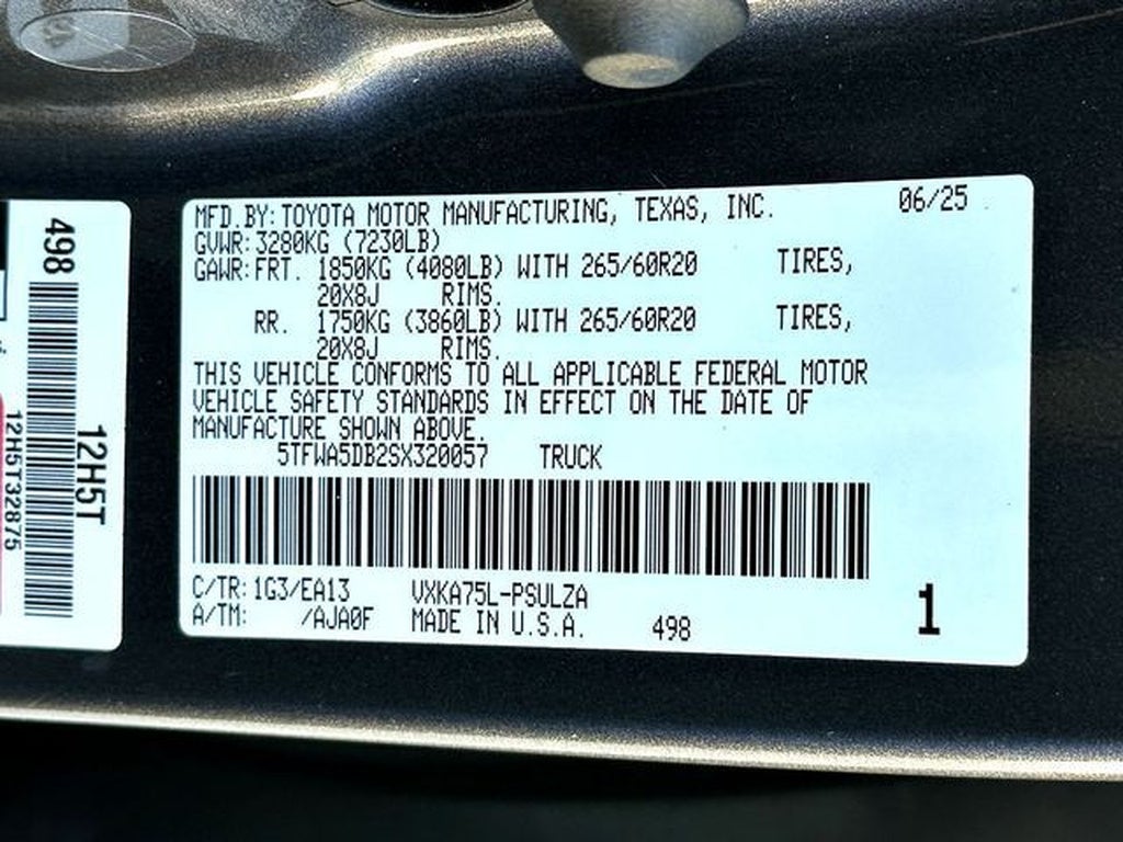 2025 Toyota Tundra 4WD Limited