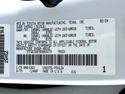 2024 Toyota Tundra 4WD Limited HV
