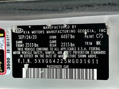 2021 Kia K5 GT-Line