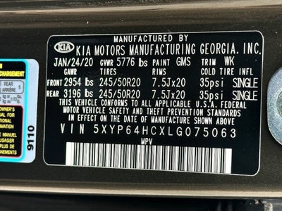 2020 Kia Telluride S