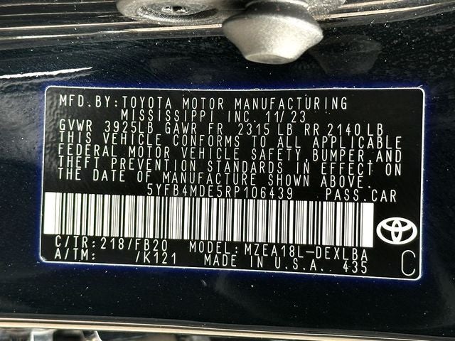 2024 Toyota Corolla LE