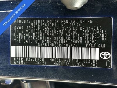 2024 Toyota Corolla LE