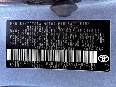 2024 Toyota Corolla LE