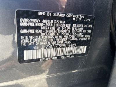 2024 Subaru Forester Sport