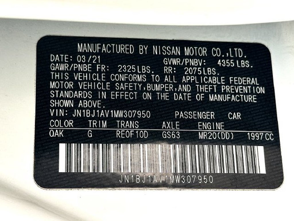2021 Nissan Rogue Sport S