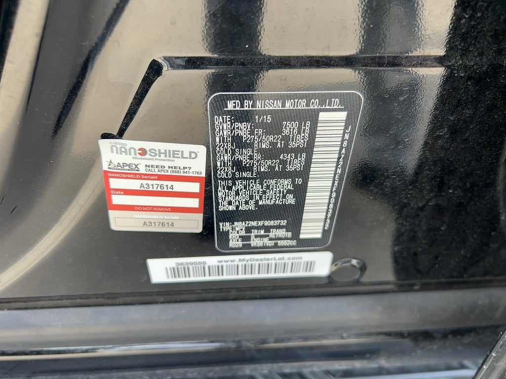 2015 INFINITI QX80 Base