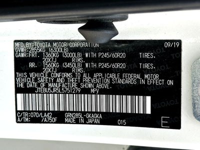 2020 Toyota 4Runner Limited
