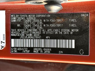 2024 Toyota 4Runner TRD Pro