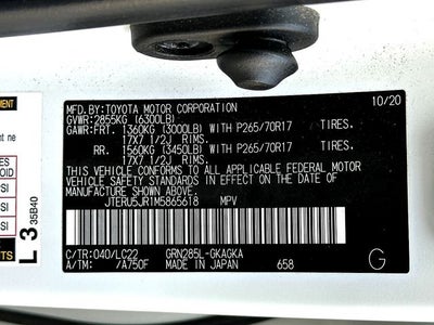 2021 Toyota 4Runner TRD Off-Road Premium