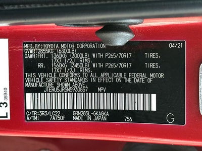 2021 Toyota 4Runner TRD Off-Road Premium