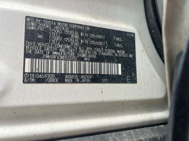 2021 Toyota RAV4 LE