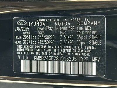 2025 Hyundai Palisade Calligraphy