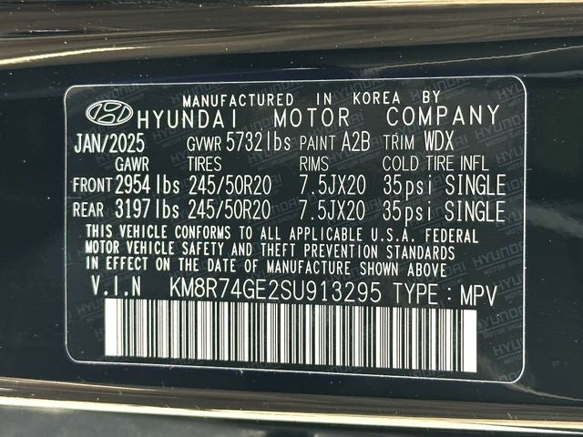 2025 Hyundai Palisade Calligraphy