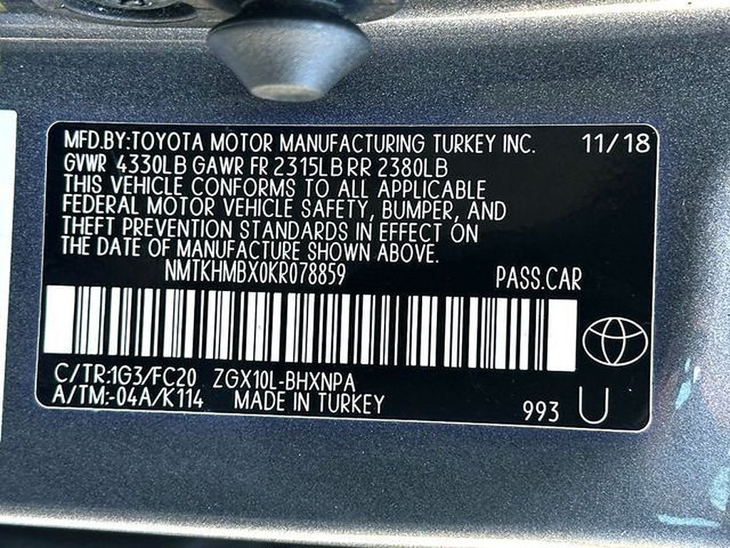 2019 Toyota C-HR LE