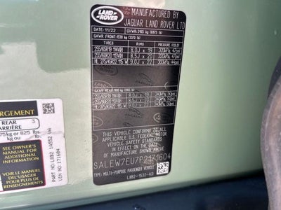 2023 Land Rover Defender 110 75th Edition