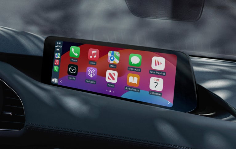 2025 Mazda 3 Sedan -Apple CarPlay Integration Feature | Purdy Mazda of Bryan College Station in Bryan TX