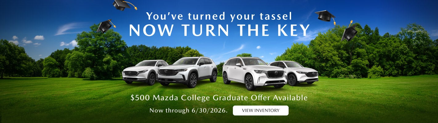 $500 Mazda College Graduate Offer Available