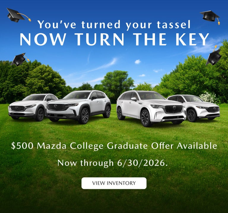 $500 Mazda College Graduate Offer Available