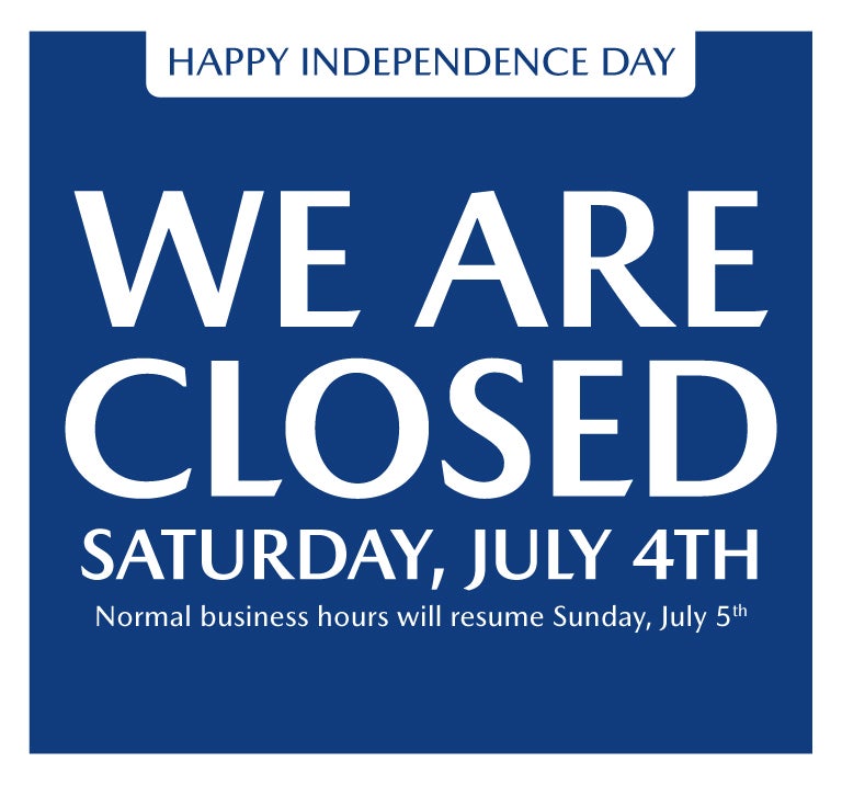 closed July 4